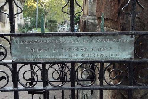 Harriot Gates Inscription 2 : Feb 2014