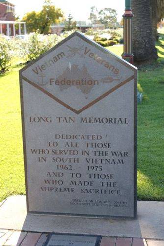 Long Tan Memorial : 14-July-2011 Long Tan Memorial : 14-July-2011