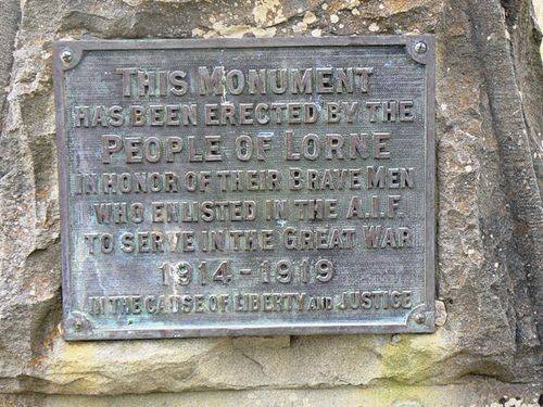 Lorne War Memorial Lorne War Memorial