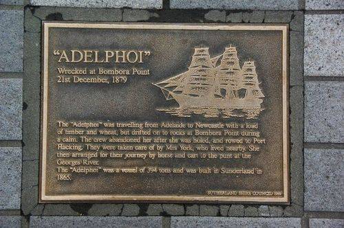 Lost Trading Vessel Adelphoi Plaque