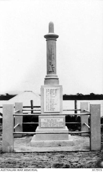 1920s Original location (Australian War Memorial : H17915) 1920s Original location (Australian War Memorial : H17915)