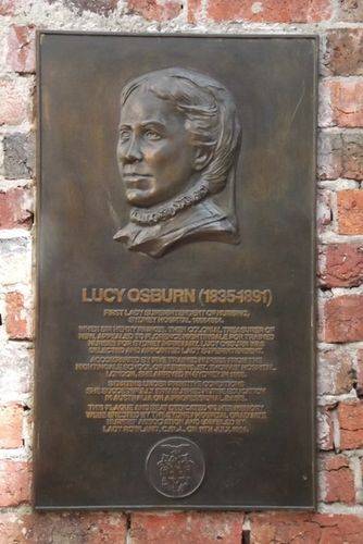Lucy Osburn Plaque / April 2013 Lucy Osburn Plaque / April 2013