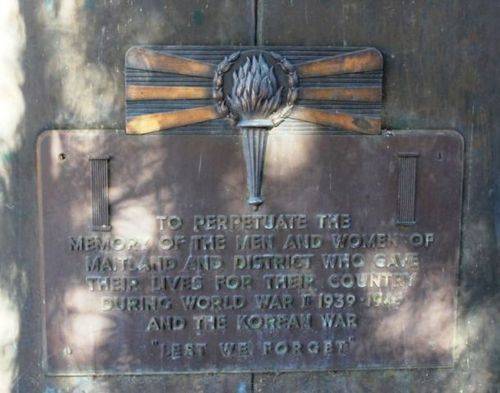 Maitland and District War Memorial : 14-July-2011 Maitland and District War Memorial : 14-July-2011