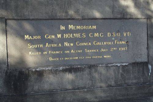 Holmes Memorial Inscription : Feb 2014