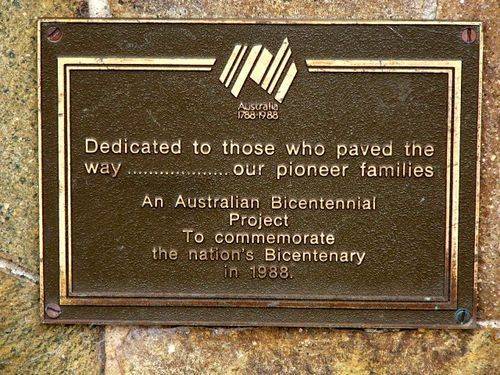 Malanda Pioneers Plaque