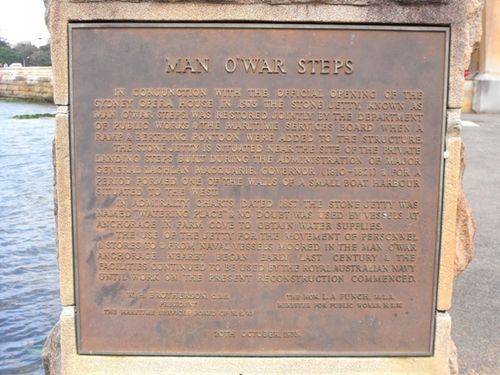 Man O War Steps Historical Plaque