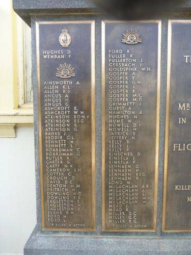 Manildra Honour Roll and Fountain : 03-November-2012