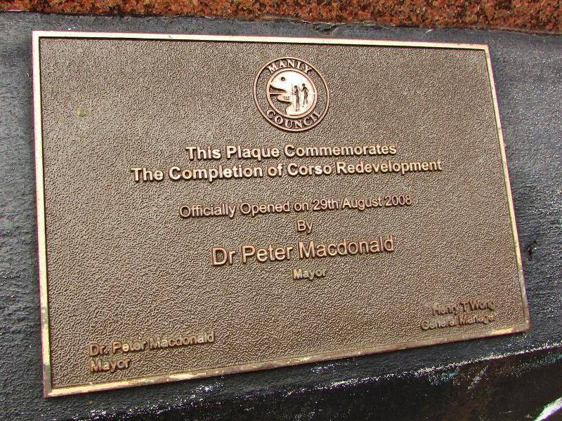 Corso Plaque : 10-January-2015