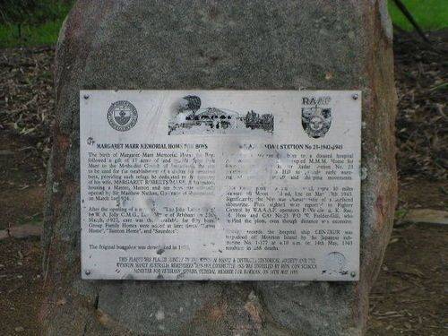 Margaret Marr/ Radar Station no 23 Plaque / March 2013