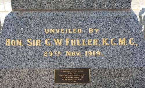 Marulan War Memorial : 17-July-2011