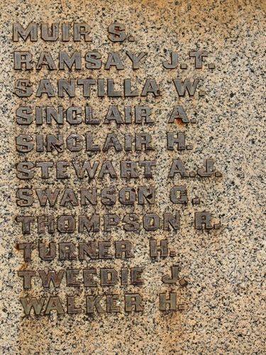 Mathoura War Memorial : 18-July-2012