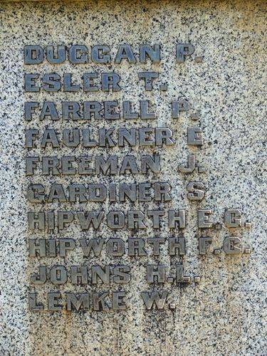 Mathoura War Memorial : 18-July-2012