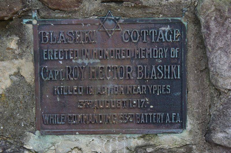Blashki Cottage Plaque : 19-September-2014 Blashki Cottage Plaque : 19-September-2014