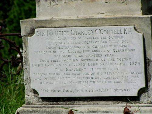 Maurice OConnell Inscription
