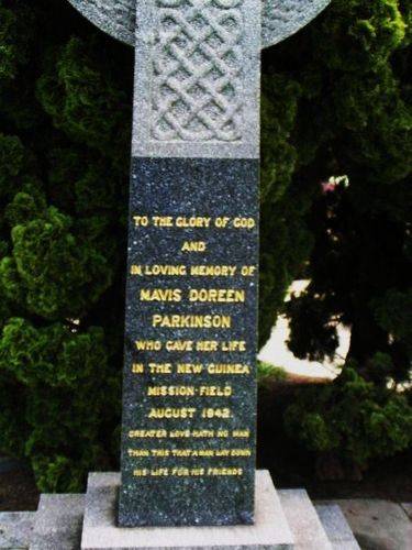 Mavis Parkinson Inscription Mavis Parkinson Inscription