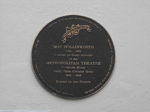 May Hollinworth Plaque May Hollinworth Plaque