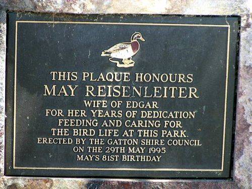May Riesenletter Plaque May Riesenletter Plaque