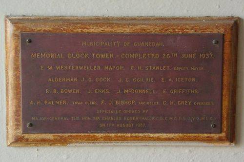Clock Tower Plaque : July 2014