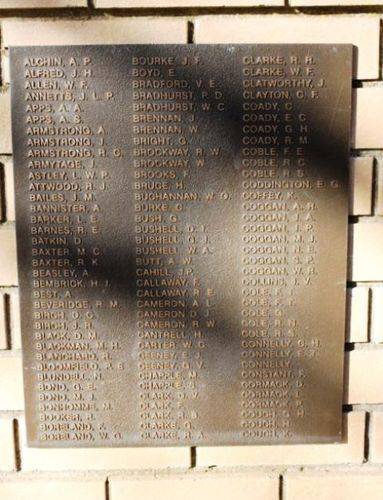 Memorial Wall : 13-October-2012