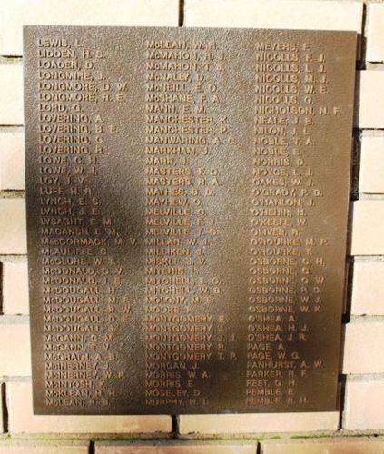 Memorial Wall : 13-October-2012