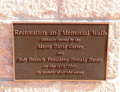 Memorial Walls Memorial Walls