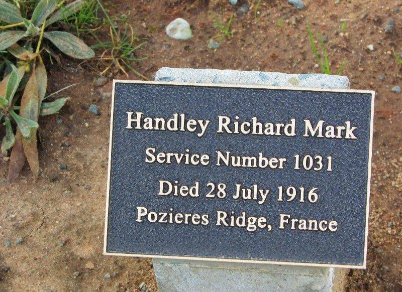 Handley Plaque : 07-August-2015 Handley Plaque : 07-August-2015
