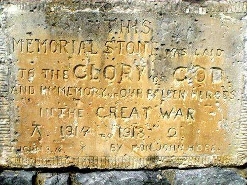 Methodist Church Memorial Wall