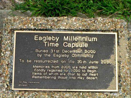 Millennium Time Capsule Plaque Millennium Time Capsule Plaque
