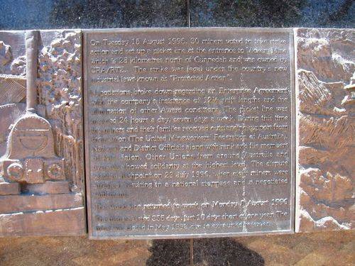 Miners Memorial : 30-December-2009 Miners Memorial : 30-December-2009