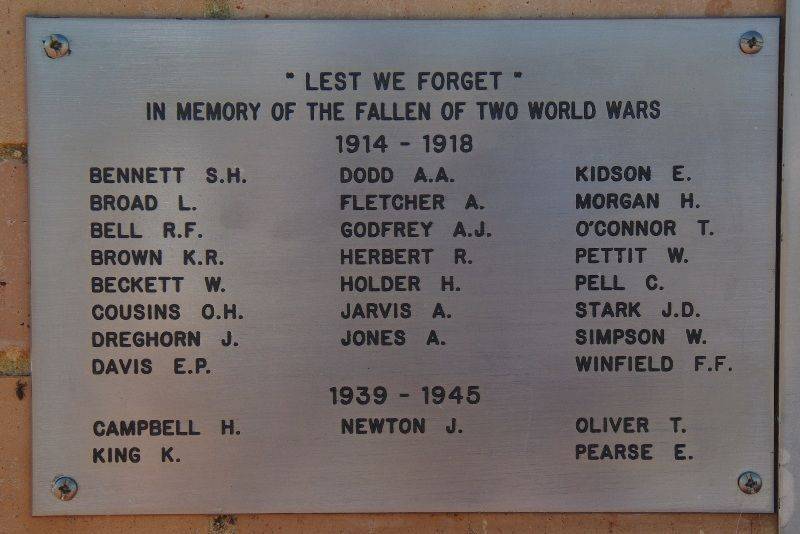 Fallen Soldiers Plaque :19-August-2015