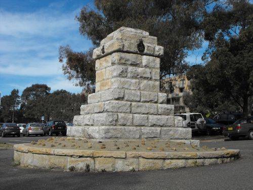 Miranda War Memorial Back View