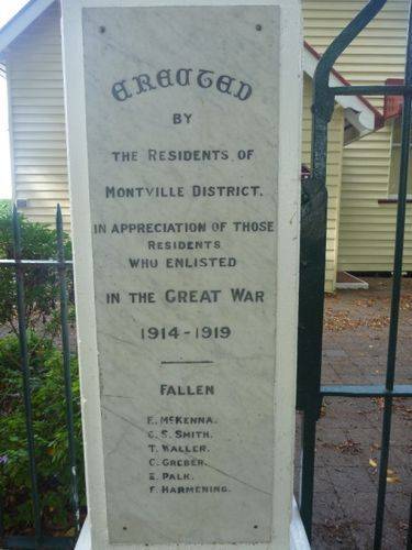 Montville Memorial Gates : 05-January-2013 Montville Memorial Gates : 05-January-2013