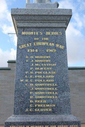 Moonta War Memorial : 27-April-2011