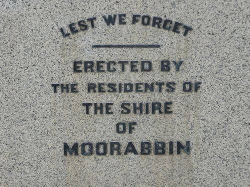 Moorabbin World War One Memorial : 19-September-2012