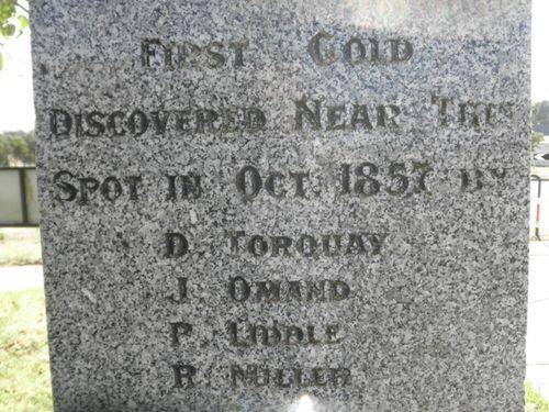 Gold Discovery Inscription : April 2014