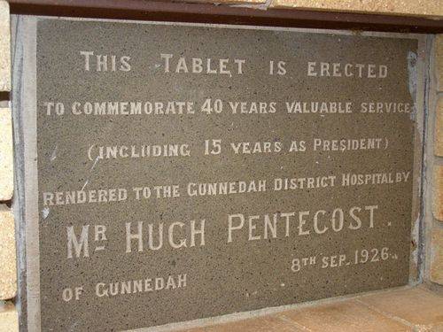 Hugh Pentecost Plaque : 16-August-2014 Hugh Pentecost Plaque : 16-August-2014