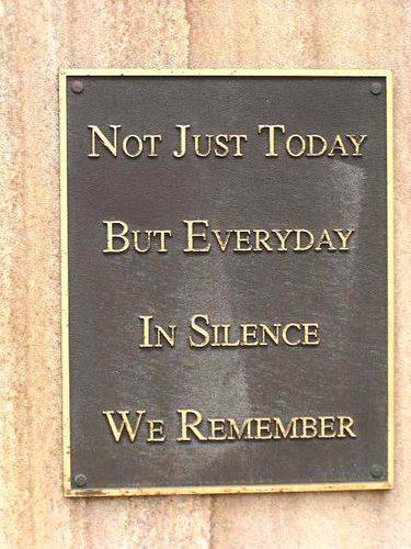 Mudgeeraba War Memorial Inscription / March 2013