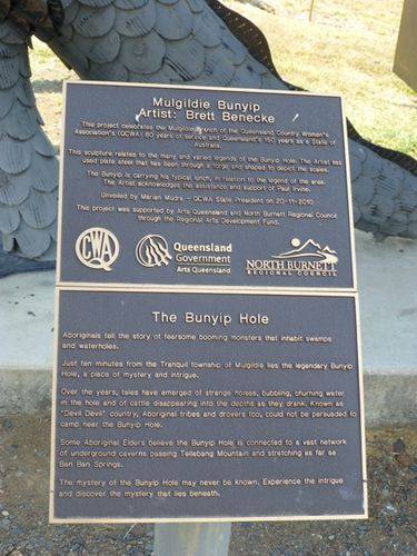 Bunyip Inscripton Plaques : 14-10-2013
