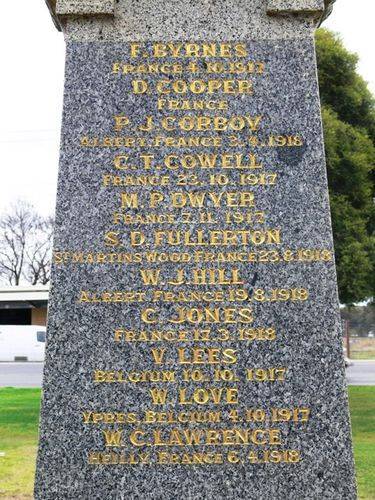 Mulwala War Memorial : 19-July-2012