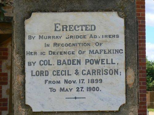 Murray Bridge Boer War Memorial