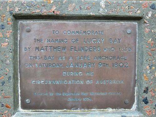 Naming of Lucky Bay : 28-January-2013