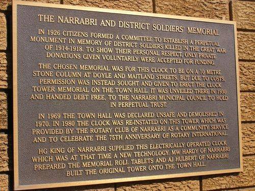 Soldiers Memorial Plaque : 11-August-2014