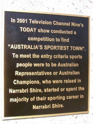 Sportiest Town Plaque: 11-August-2014