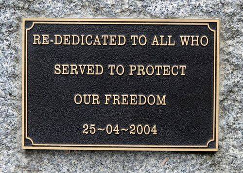 Narre Warren North War Memorial : 10-April-2013 Narre Warren North War Memorial : 10-April-2013