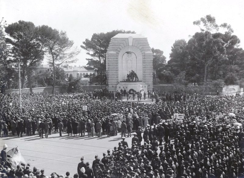 25-April-1931 : Unveiling : State Library of South Australia - B-5909 25-April-1931 : Unveiling : State Library of South Australia - B-5909