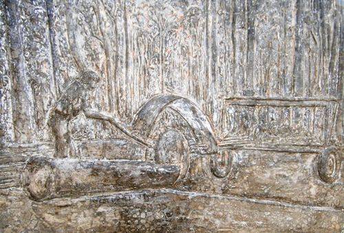Bas Relief Image Timber Industry : 24-08-2010