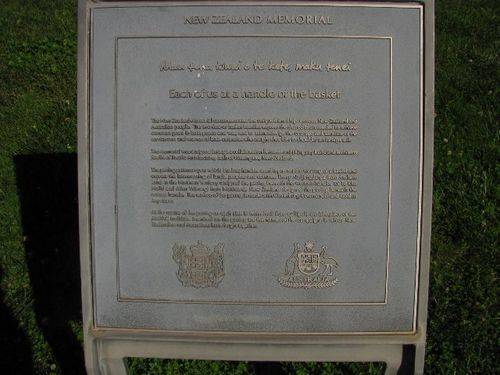 New Zealand Memorial : 01-January-2010