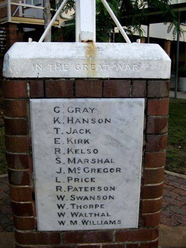 New Farm School War Memorial Back Insc :14-03-2010 New Farm School War Memorial Back Insc :14-03-2010