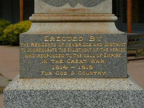 Newbridge War Memorial Newbridge War Memorial