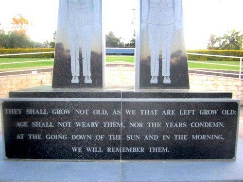 Normanby Hill Memorial Front Inscription : 07-08-2013